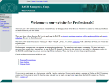 Tablet Screenshot of pro.baudenergetics.com